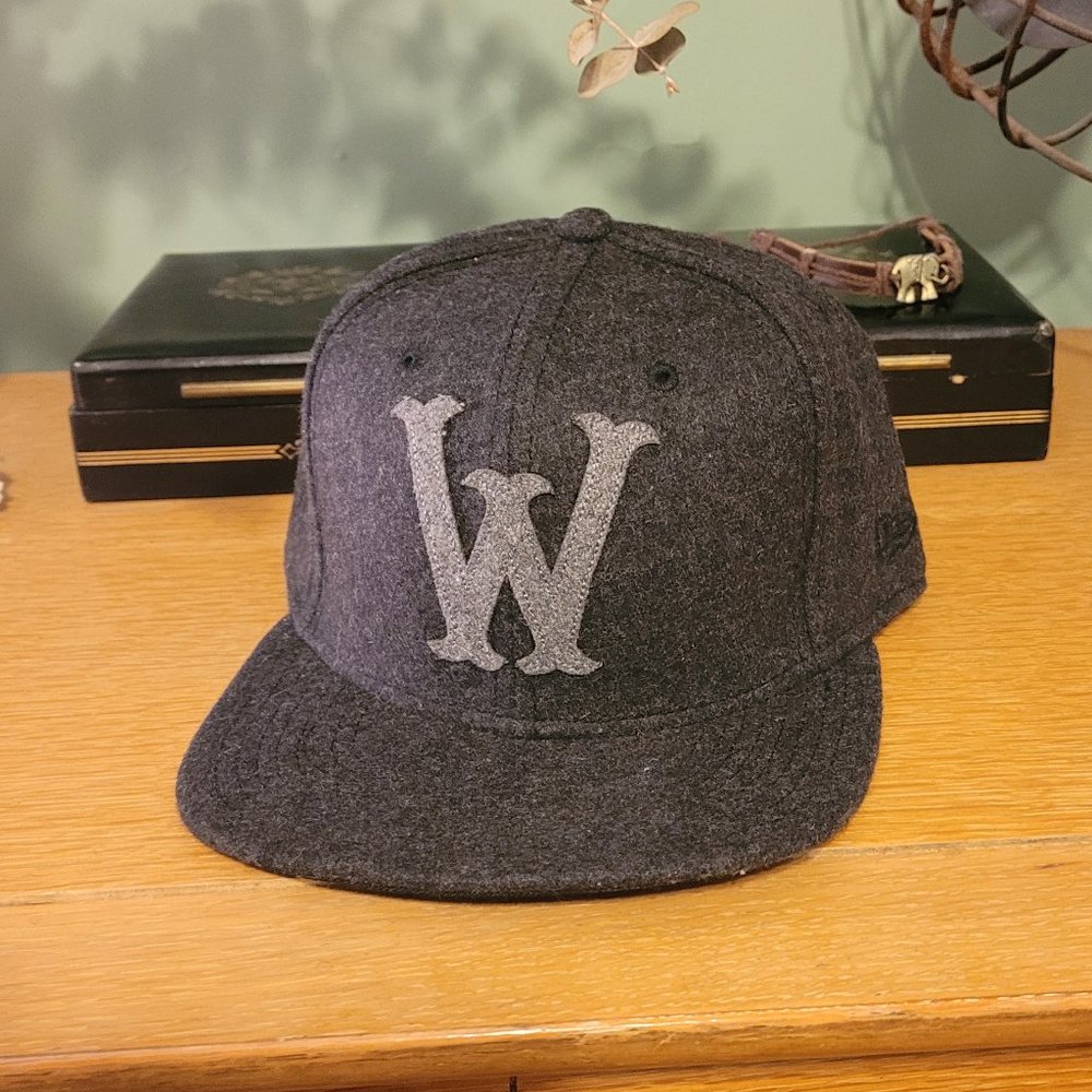 WESC FELT NEW ERA SNAP BACK SUPERLATIVE CONSPIRACY WINTER BASEBALL CAP HAT